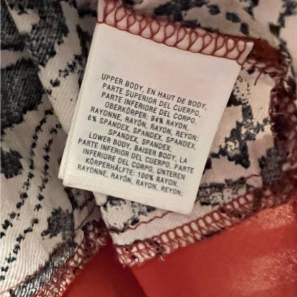 Anthropologie Akemi + Kin Color Block Paisley Boho Blouse Womens M Tunic - Picture 8 of 8